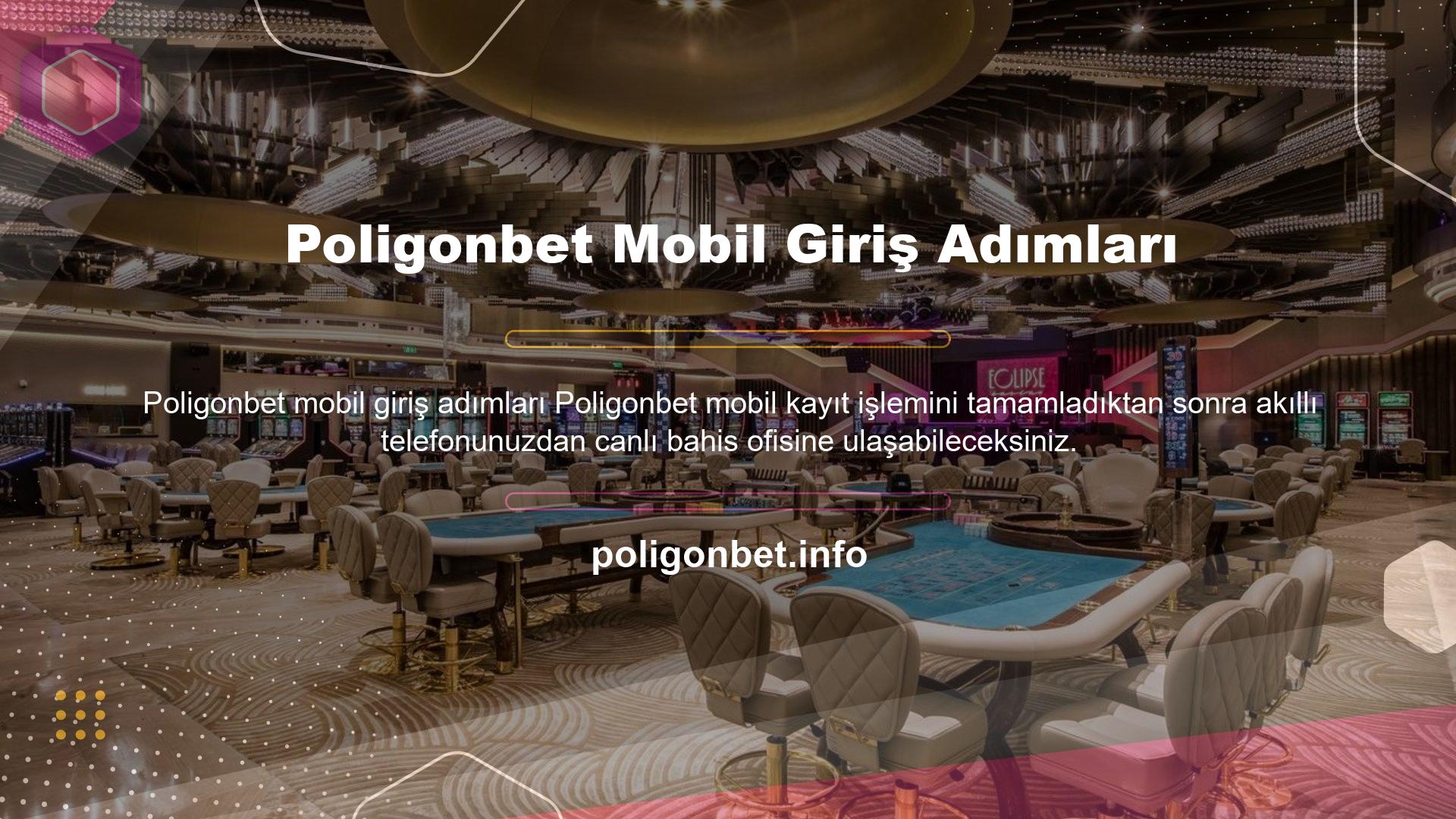 Poligonbet canlı bahis sitesi, kurulumu sırasında oyun altyapı şirketi destek verdi